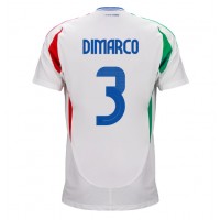 Italija Federico Dimarco #3 Gostujuci Dres EP 2024 Kratak Rukav